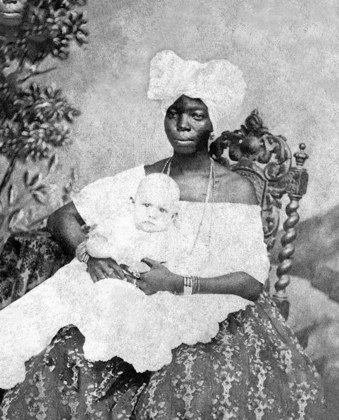A nanny with child,1870 Salvador de Bahia