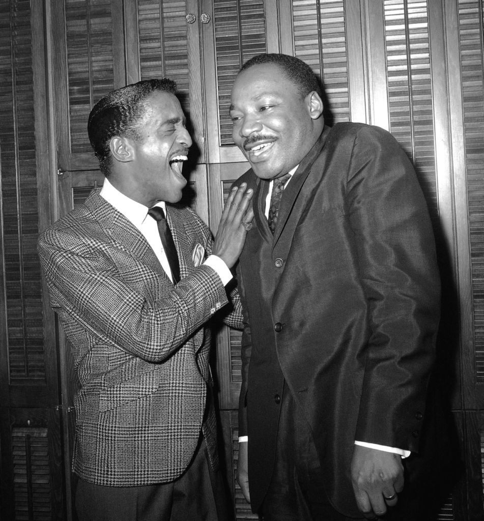 Sammy Davis Jr. and Martin luther king