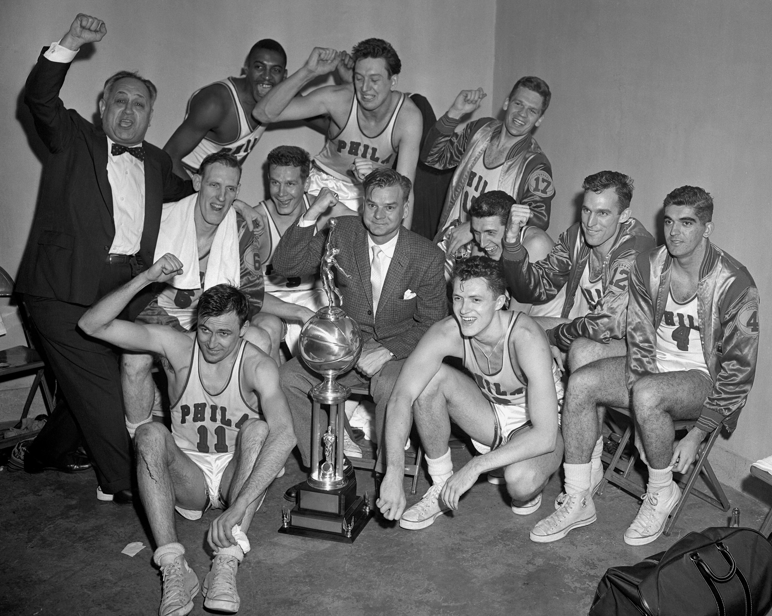 1956 NBA Finals Fort Wayne Pistons v Philadelphia Warriors
